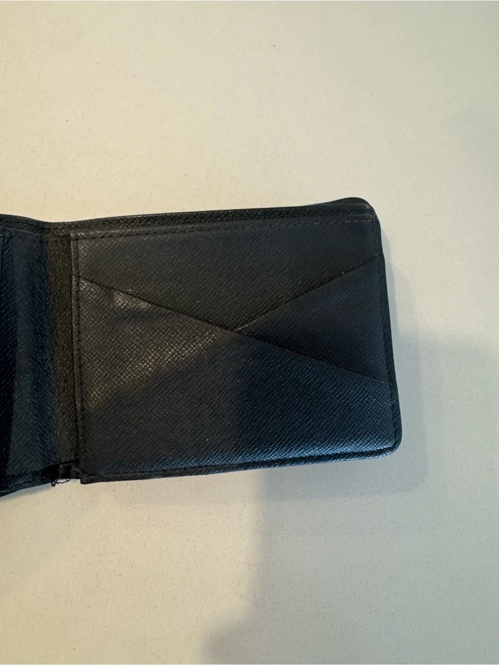 Louis Vuitton Monogram Eclipse Canvas Bi-Fold Wallet - Black & Gray